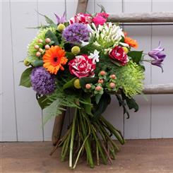 The Eclectic Hand-Tied, Beautiful and Colourful flowers