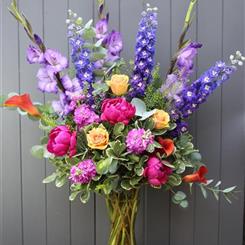 Summer Vase, Filled With A Beautiful Selection of Summer Flowers