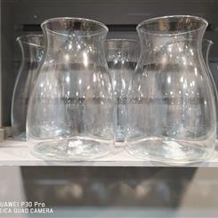 Hour glass vase
