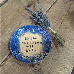Maybe swearing will help Trinket Dish 