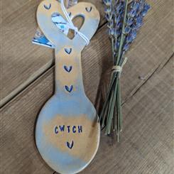 Cwtch ceramic love spoon Large