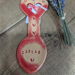 Cariad ceramic love spoon Large