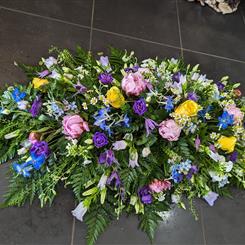 Wild Meadow Casket spray