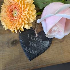 I Love you mum welsh slate