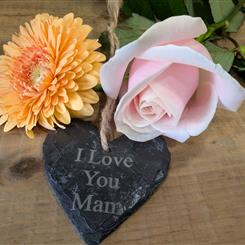 I love you Mam welsh slate
