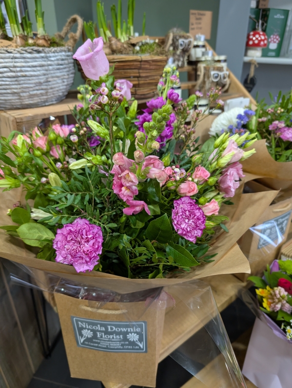 Meredith   A Pink and Lilac Handtied