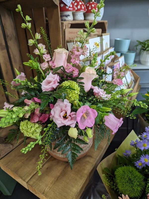 Alice Arrangement in Pink and Lime