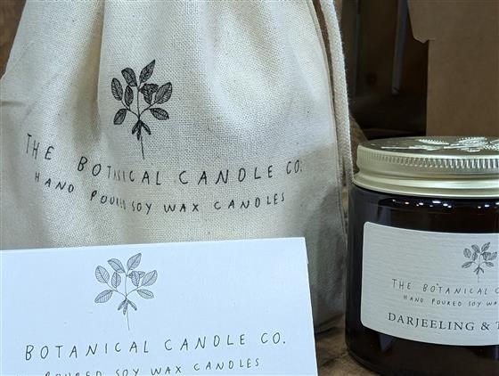 Darjeeling and Tea rose Botanical candle gift set