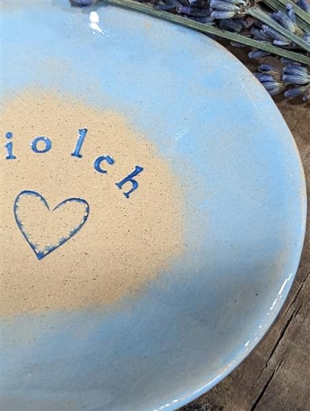 Ceramic Diolch trinket dish