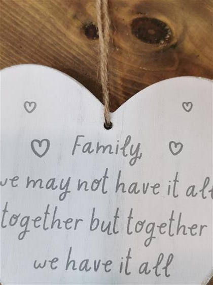 Family have it all hanger