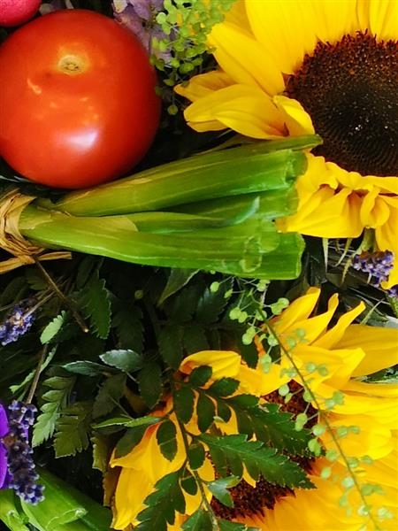 Flowers and Vegetables Posy
