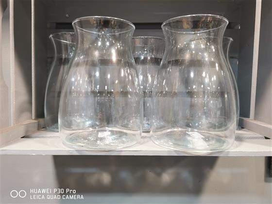 Hour glass vase