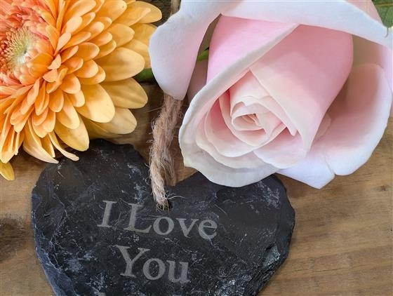 I love you Mam welsh slate
