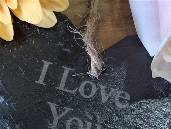 I Love you mum welsh slate