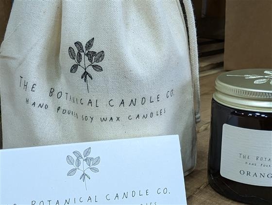 Orange Blosson Botanical candles gift set