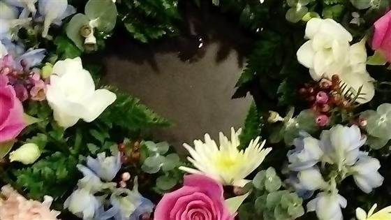 Pink and White wreath