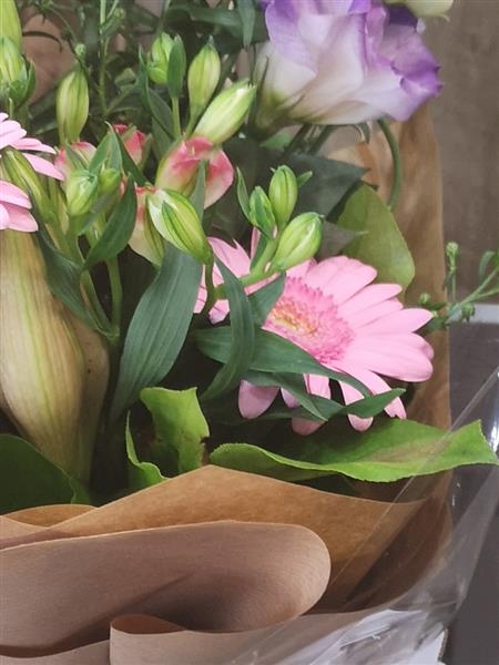 Daisy A pretty box of pink and lilac flowers