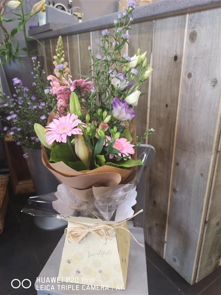 Daisy A pretty box of pink and lilac flowers
