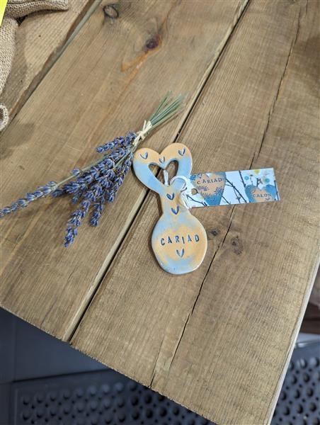 Ceramic Cariad love spoon
