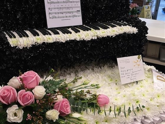 A Piano funeral tribute