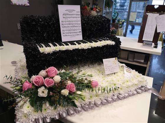 A Piano funeral tribute