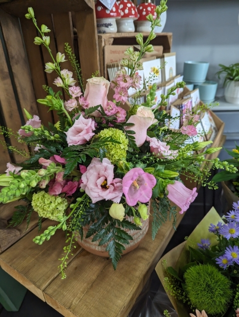 Alice Arrangement in Pink and Lime