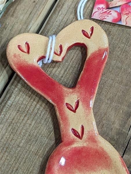 Ceramic cwtch Love spoon