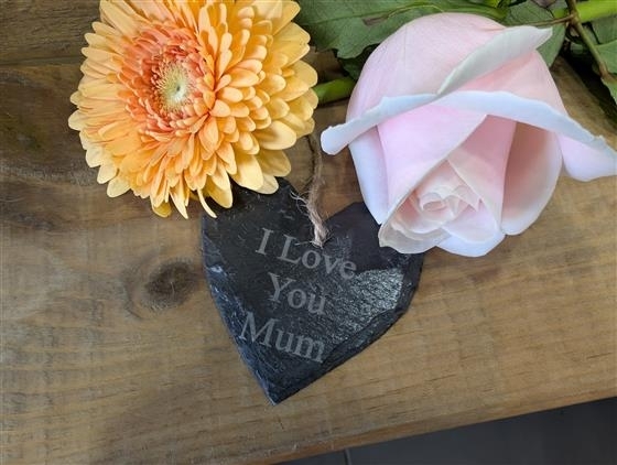 I Love you mum welsh slate