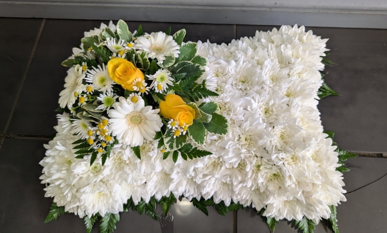 Lemon and White Classic Pillow
