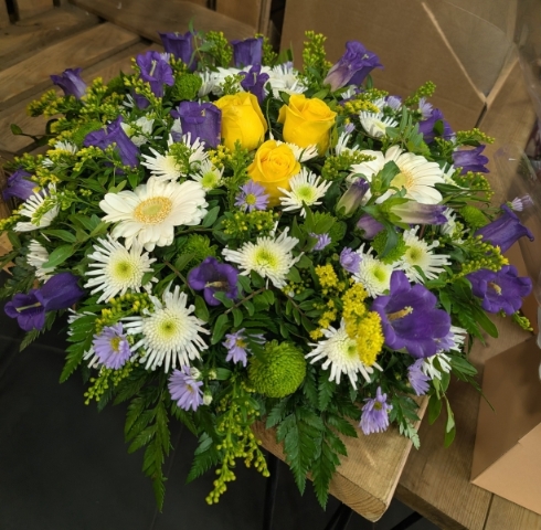 Purple and Lemon Classic Posy