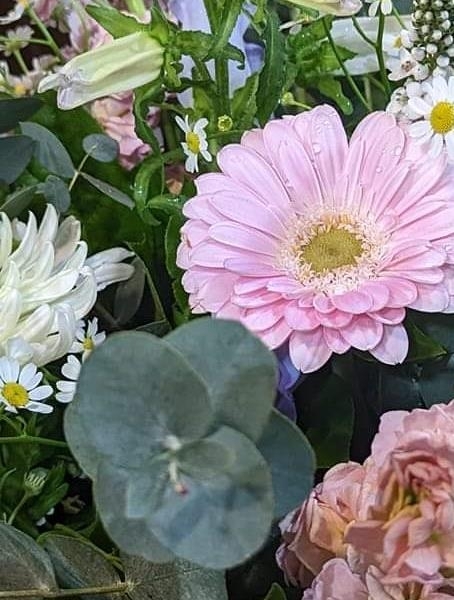 Sophia a bouquet filled with feminine flowers and scent