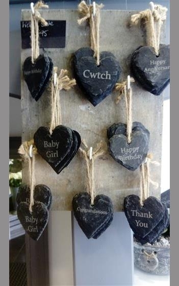 Welsh slate gift tags